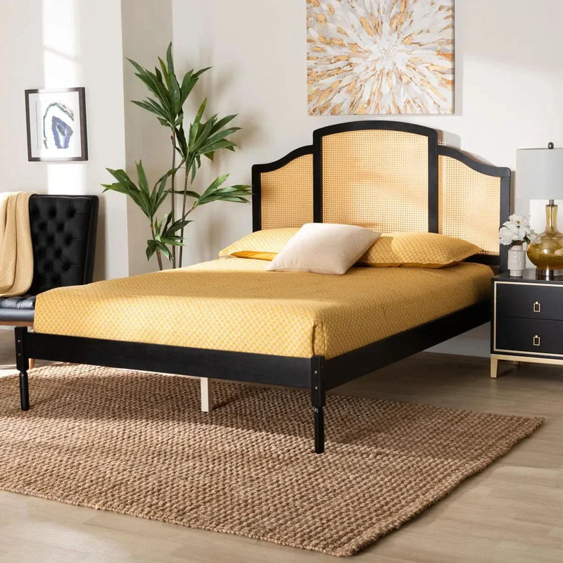 Solid Wood Platform Bed – Durable & Stylish