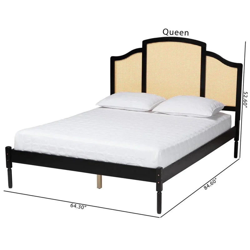 Solid Wood Platform Bed – Durable & Stylish