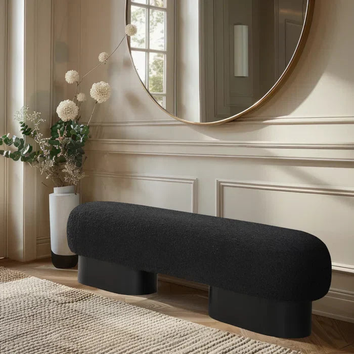 Nancion Fabric Upholstered Bench - craft decor