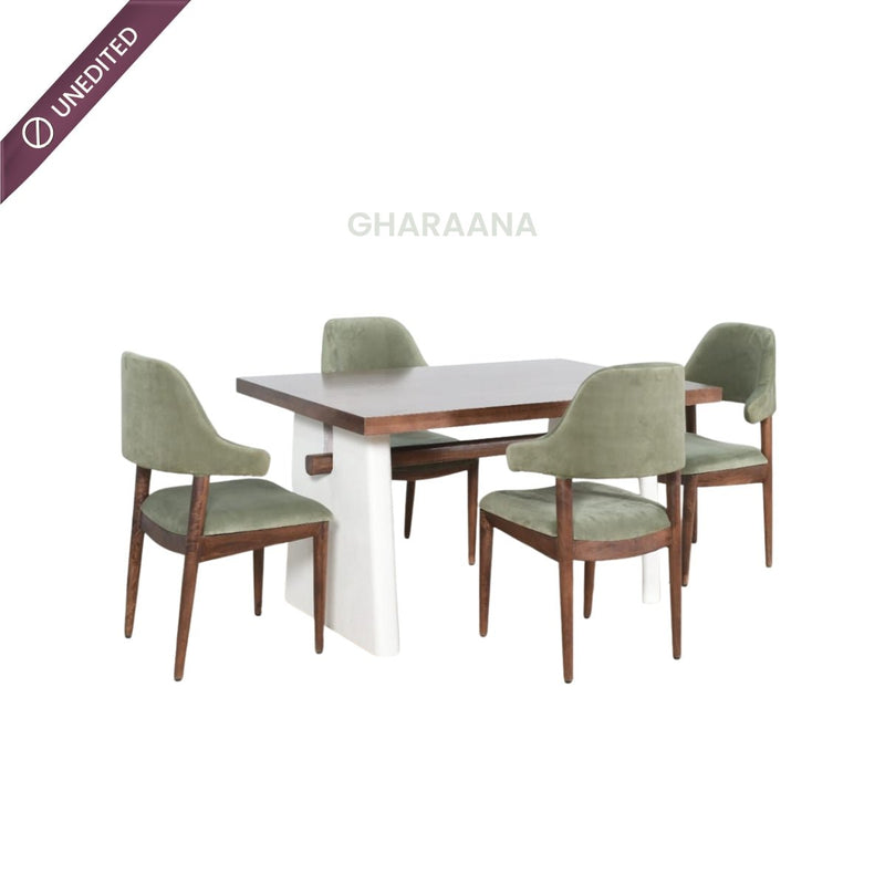 Vaayu Wooden Dining Table Set