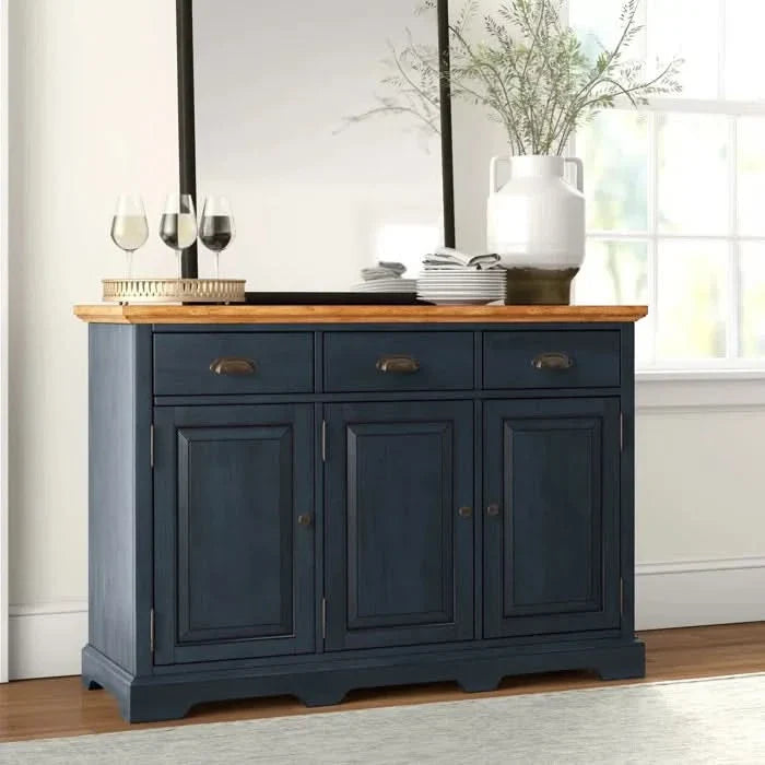 Solid Wood Sideboard – Durable Organizer for Living and Dining