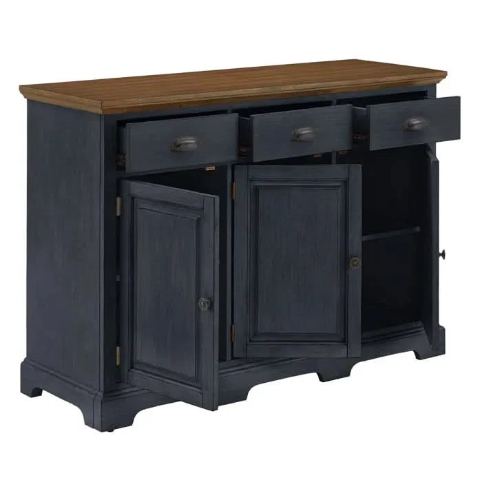 Solid Wood Sideboard – Durable Organizer for Living and Dining