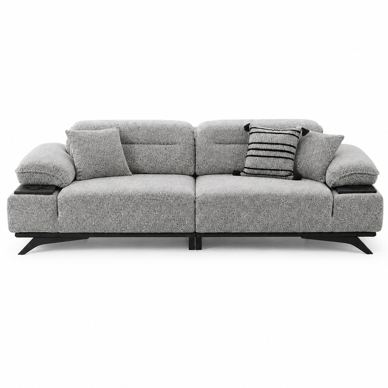 The Aurenza Sofa — Luxury Bouclé Fabric Sofa Set