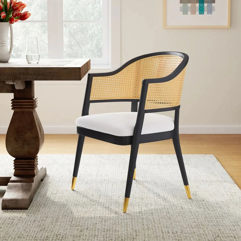 Back Arm Chair – Comfortable Accent Seating with Supportive Design