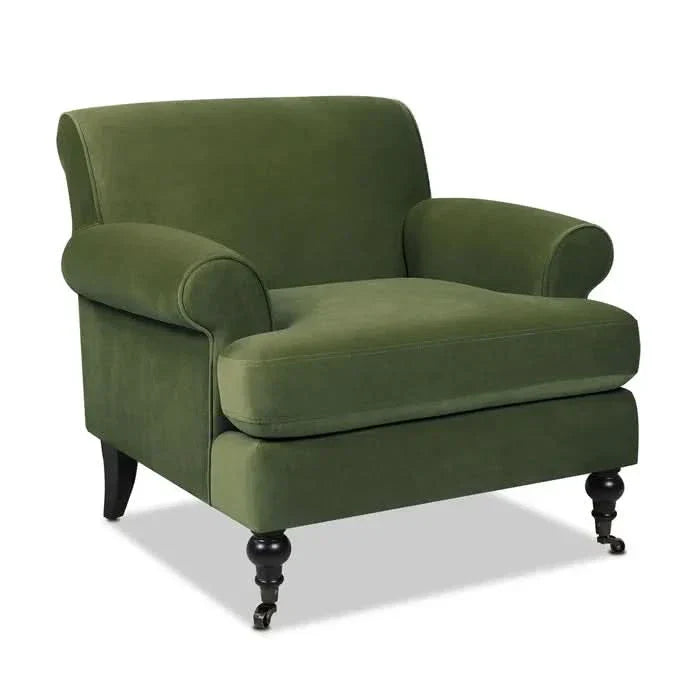 Rubkron Upholstered 1 Seater Armchair For Modern living - Wooden Empiro
