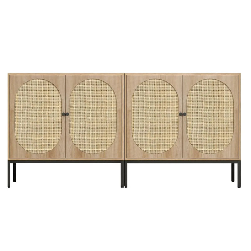 Modern Wide Sideboards (Set of 2) – Stylish Storage for Living or Hallway