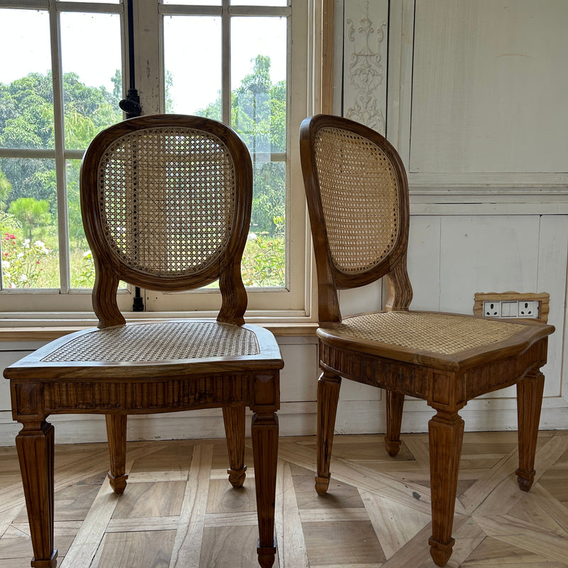 Country style Louis XVI chairs