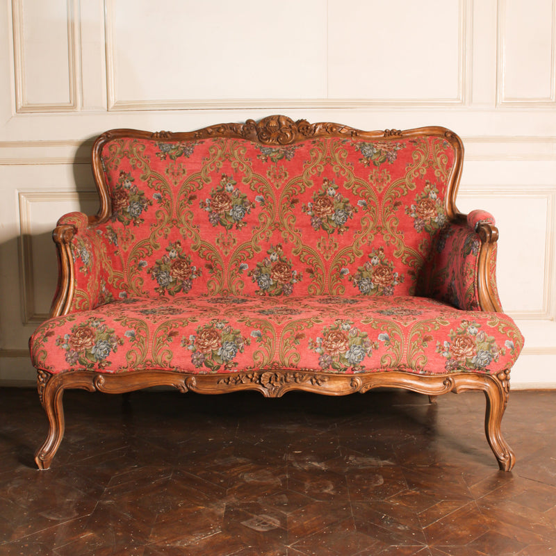 Sofa of significant Louis XV features, Seating for Two