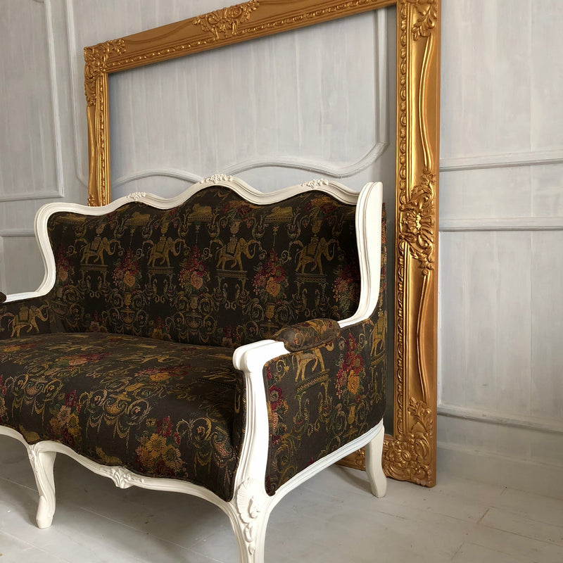 Elegant Louis XV sofa with the most delicate silhouette