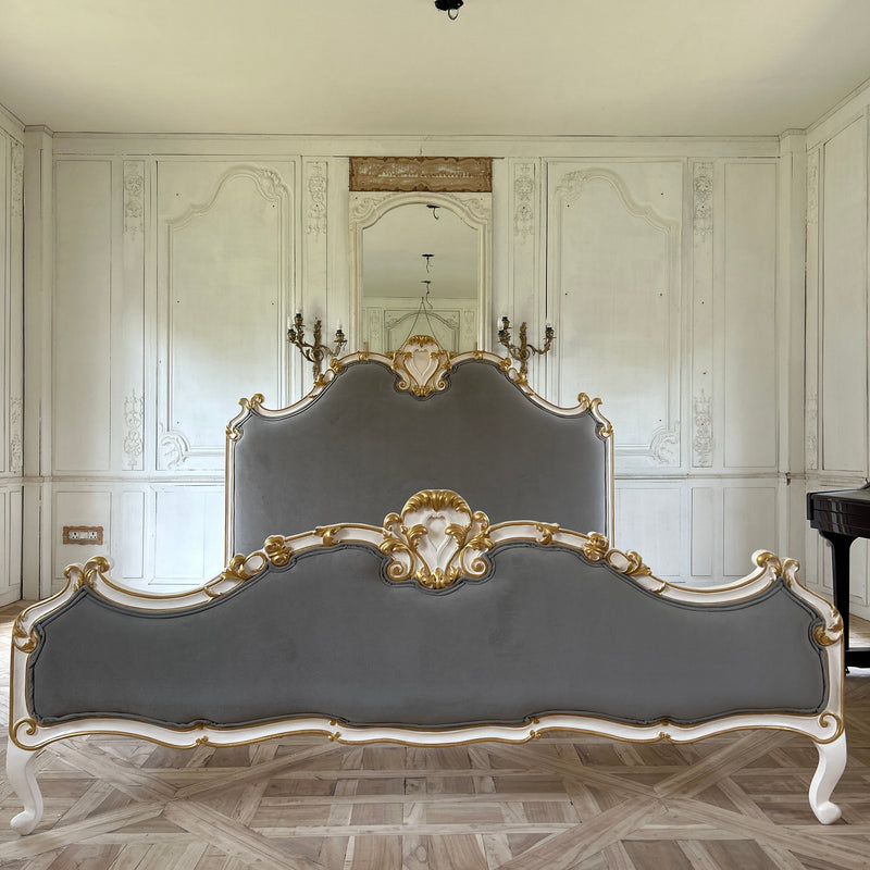 Elegant Louis XV bed with subtle details