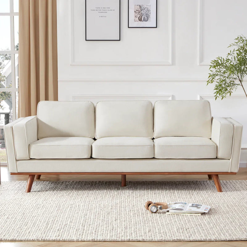 Stunner Upholstered 3 Seater Sofa - Craft Decor