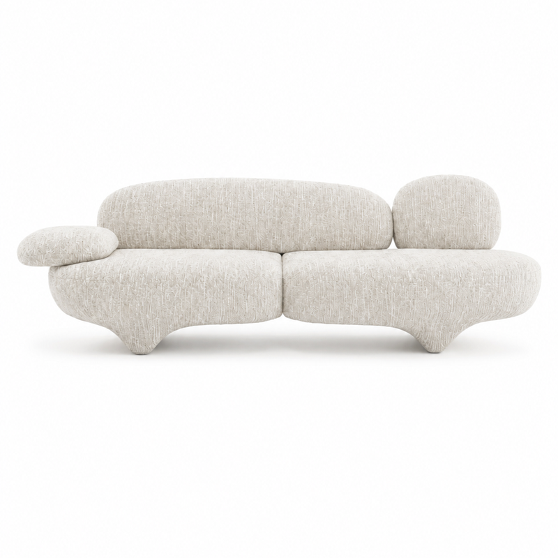 The Avelo Sofa Set — Luxury Organic Curved Living Room Sofa