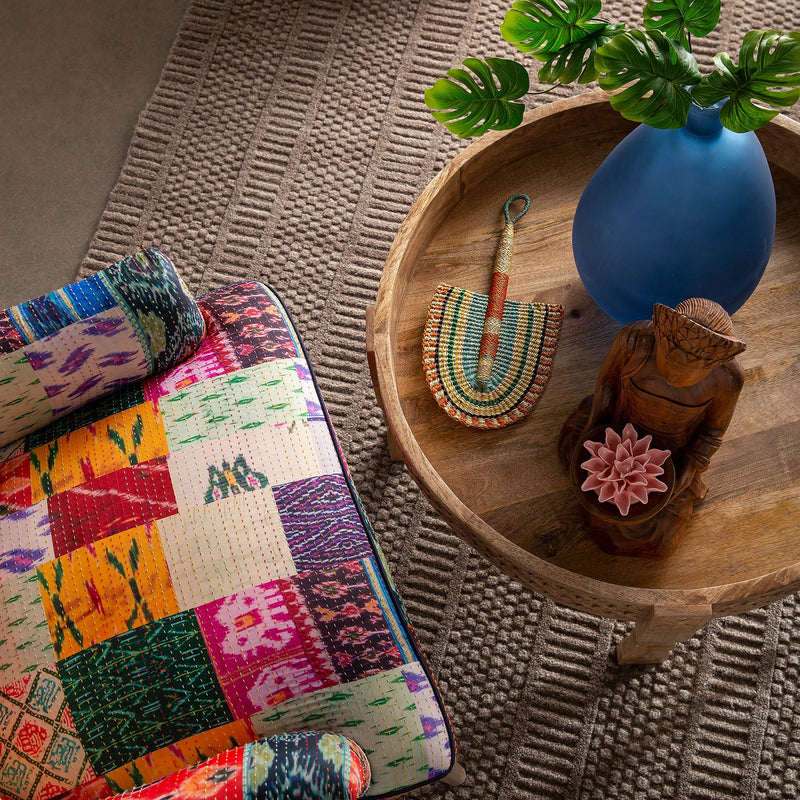 Kantha Wing Accent Chair