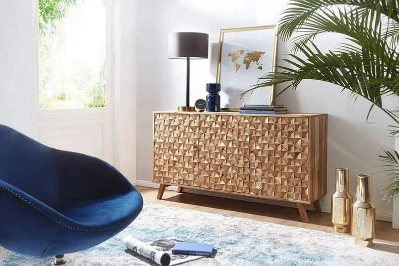 Zinn Solid Wood Sideboard - Craft Decor