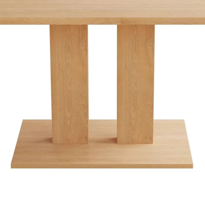 Modern Dining Kitchen Table with and 4 Dining Chairs Set