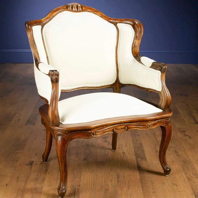 Modern Linen Armchair – Comfortable Seating for Bedroom or Lounge
