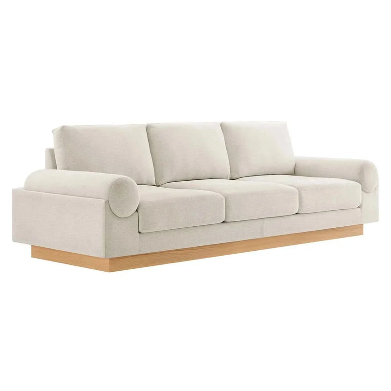 Breathable Fabric 3-Seater Sofa – Ideal for All-Season Comfort
