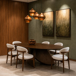 Celine Wooden Dining Table Set - Dining Set - Gharaana