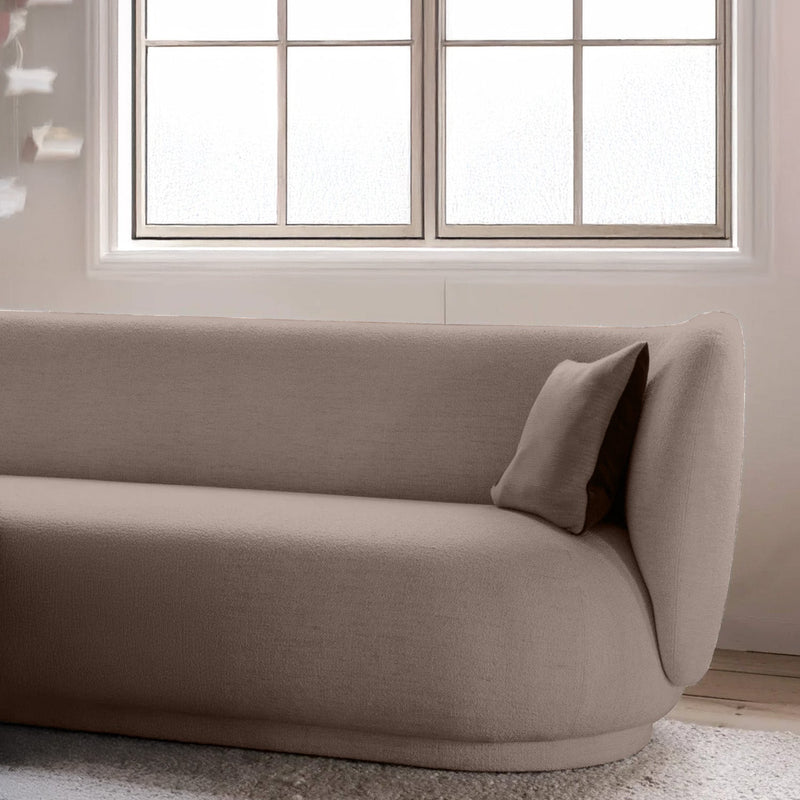 Lazio 2 Seater Sofa in Dark Gray