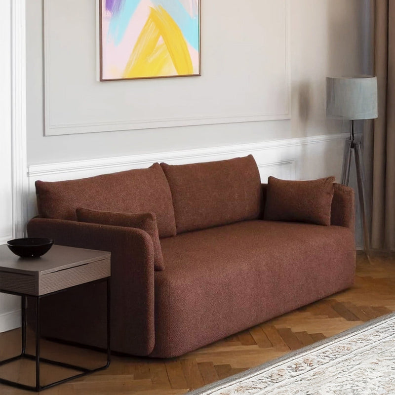 Sardinia 2 Seater Sofa in Maroon