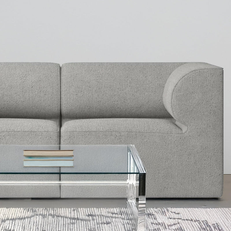 Veneto 2 Seater Sofa in Gray