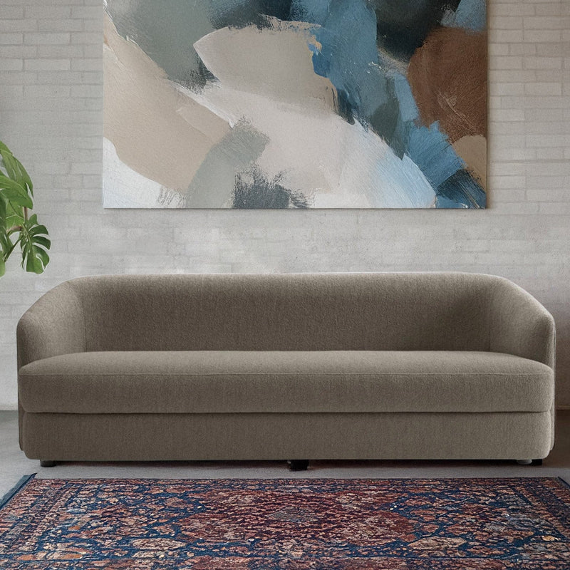 Amalfi 3 Seater Sofa in Dark Gray