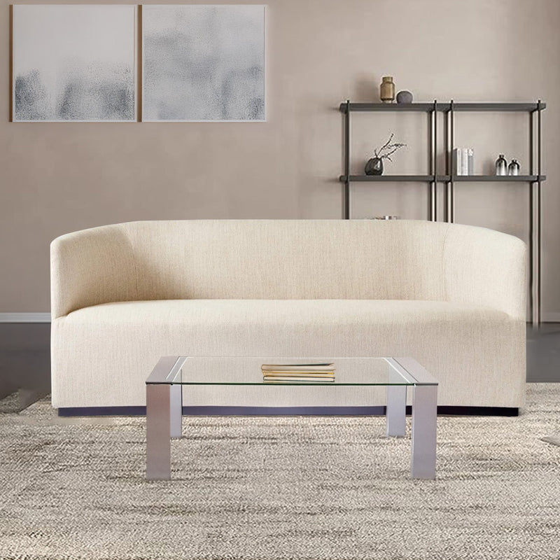 Siena 2 Seater Sofa in White