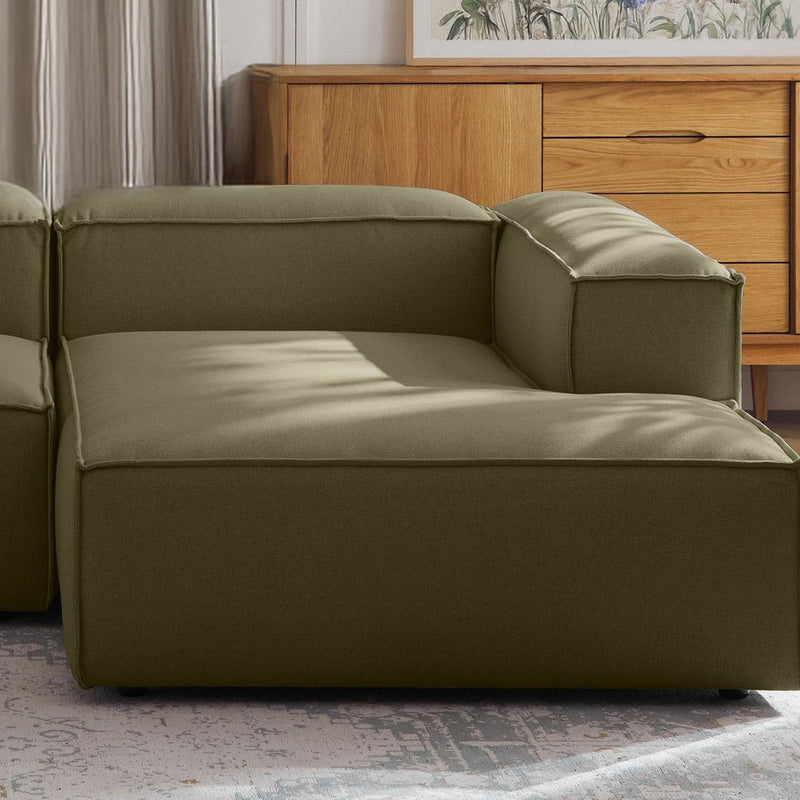 Assisi L-Shape Sofa in Green