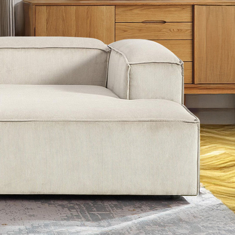 Assisi L-Shape Sofa in Off White