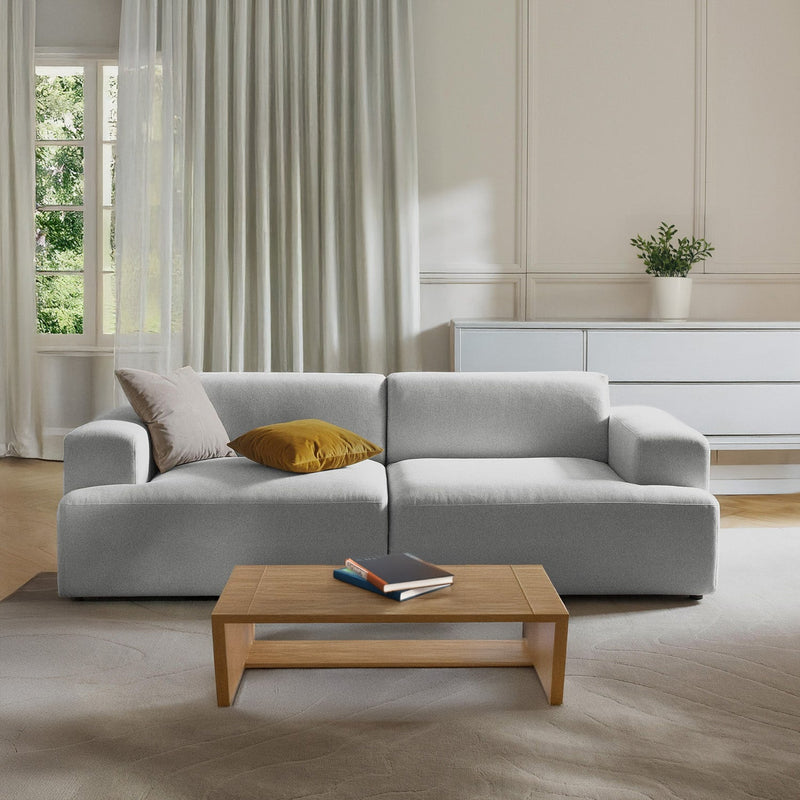Elba 2 Seater Sofa in Light Gray