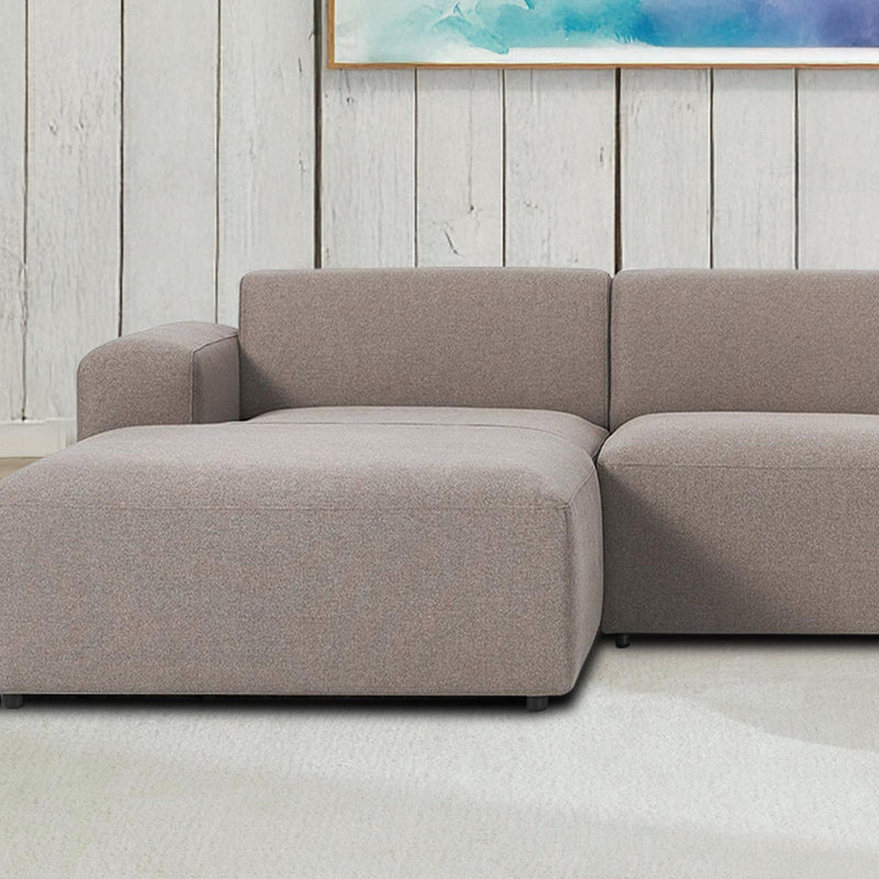 Dolomiti L-Shape Sofa in Gray