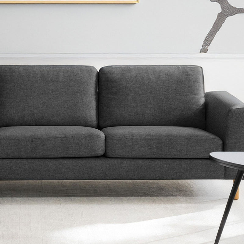 Garda L-Shape Sofa in Black