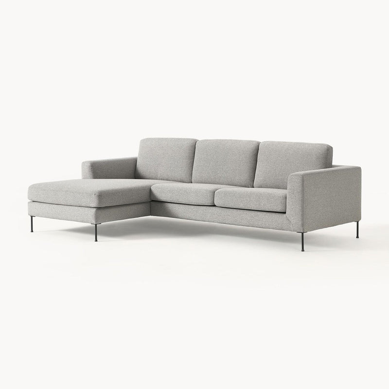 Garda L-Shape Sofa in Gray