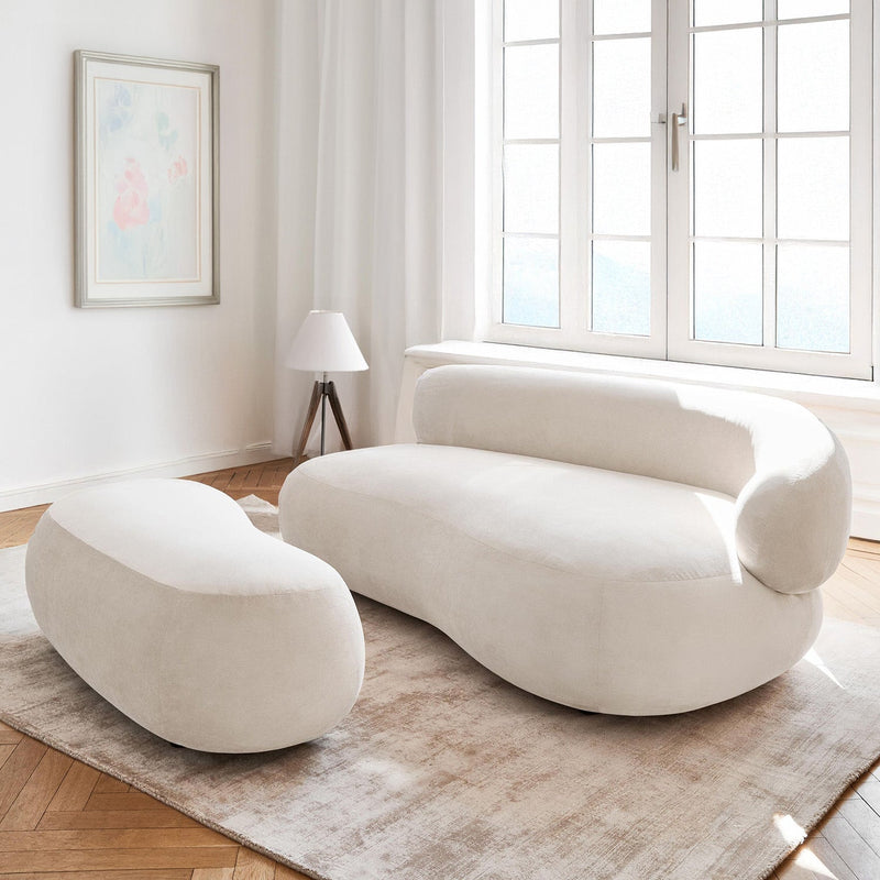 Stromboli Lounger Sofa in Off White