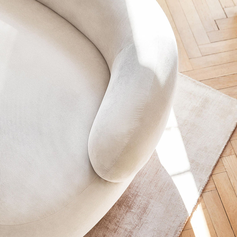 Stromboli Lounger Sofa in Off White