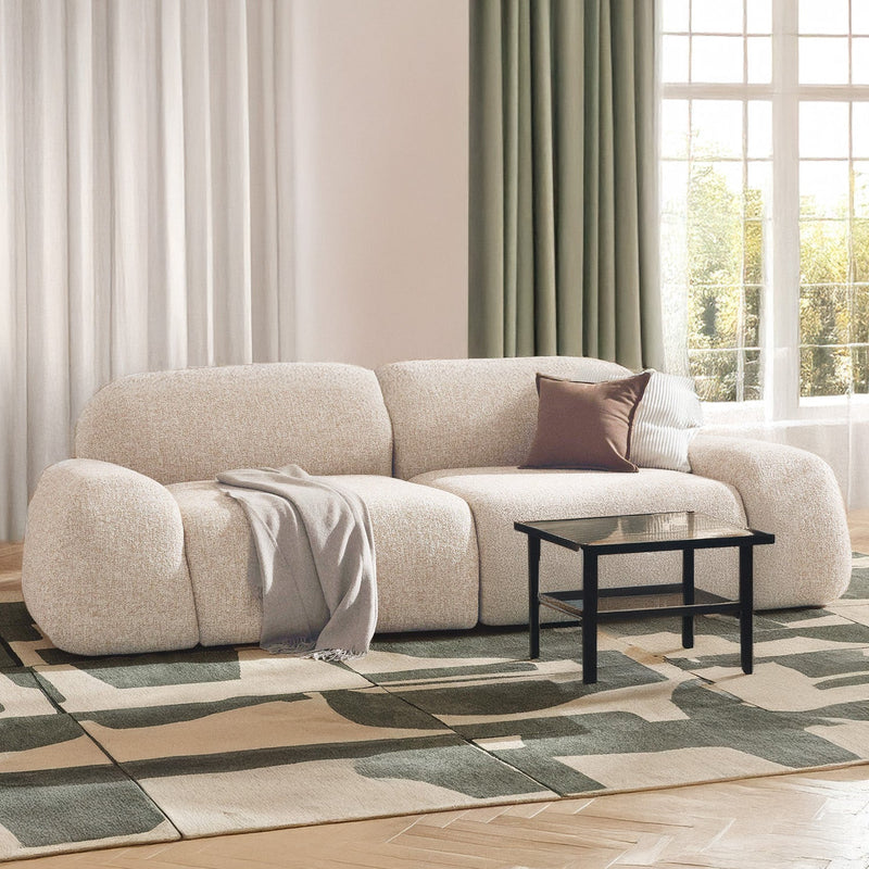 Parma 2 Seater Sofa in Rustic Pink