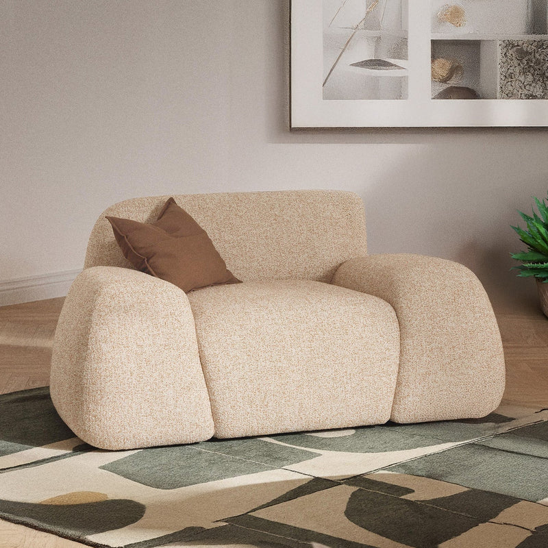 Como 1 Seater Sofa in Rustic Beige