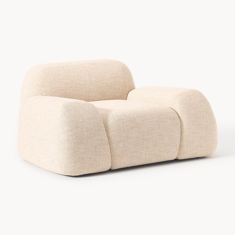 Como 1 Seater Sofa in Rustic Pink
