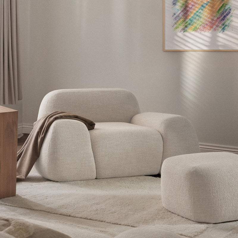 Como 1 Seater Sofa in White