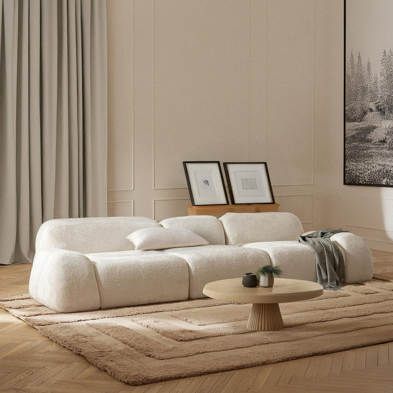 Grazia 3 Seater Sofa in White
