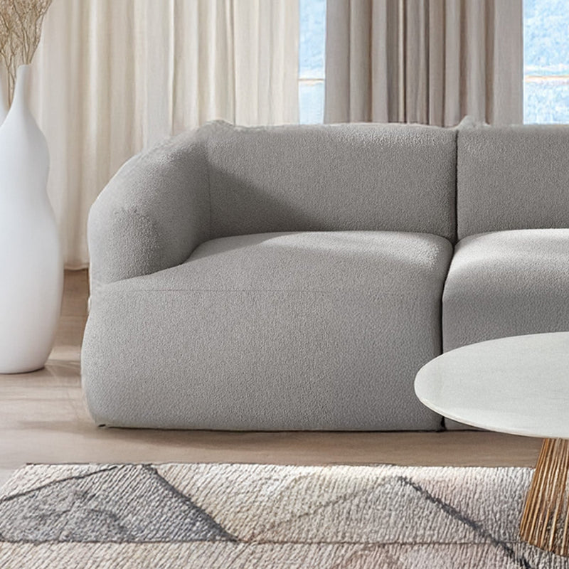 Ostia 3 Seater Sofa in Gray