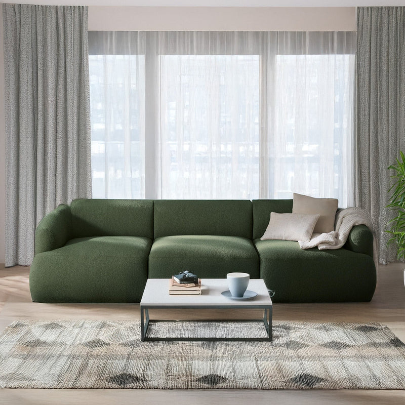 Ostia 3 Seater Sofa in Green