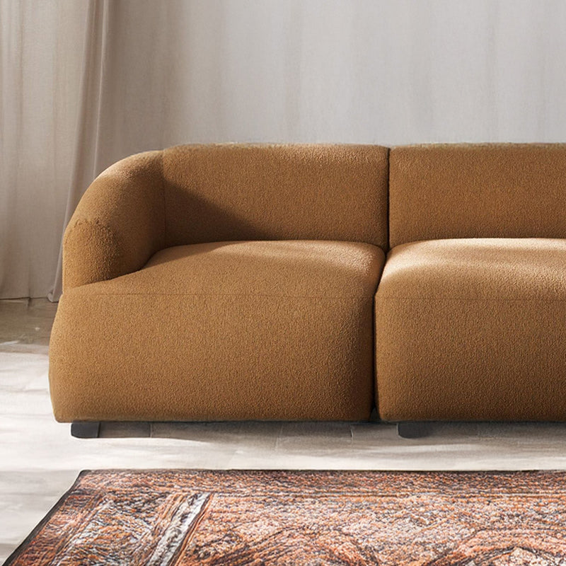 Ostia 3 Seater Sofa in Rustic Brown