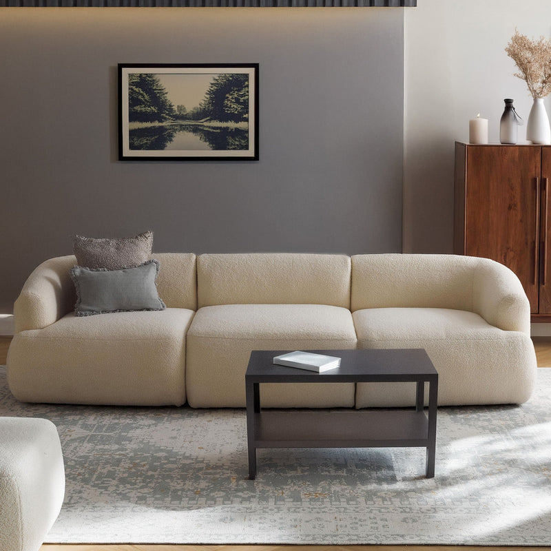 Ostia 3 Seater Sofa in White