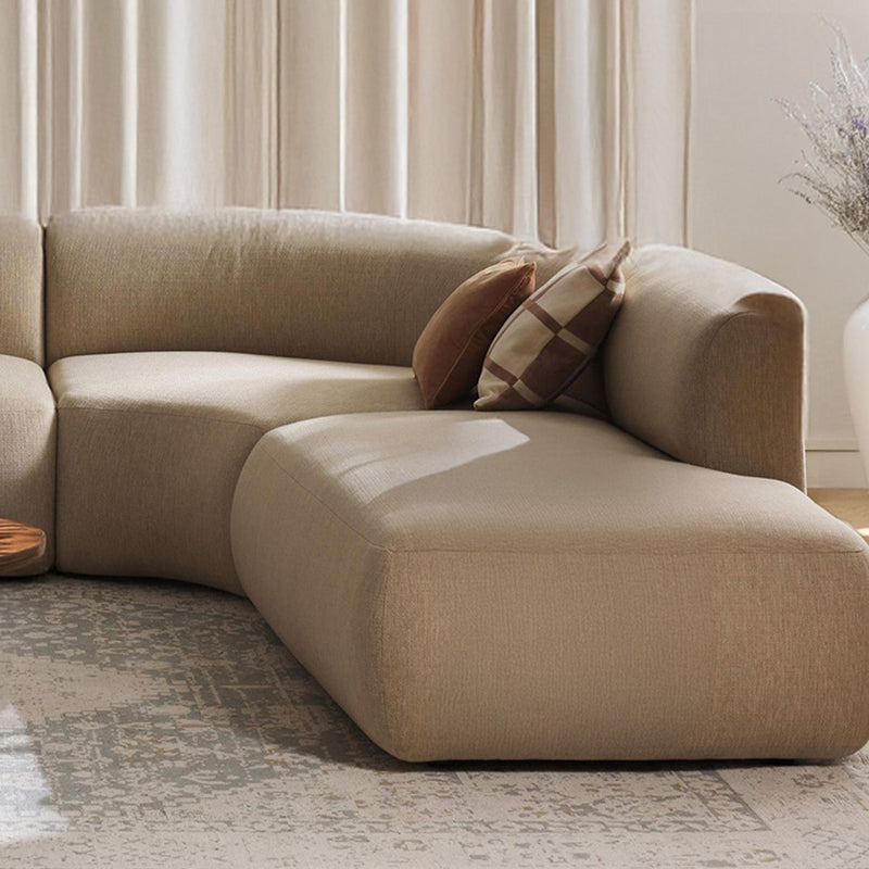 Caracalla L-Shape Sofa in Off White