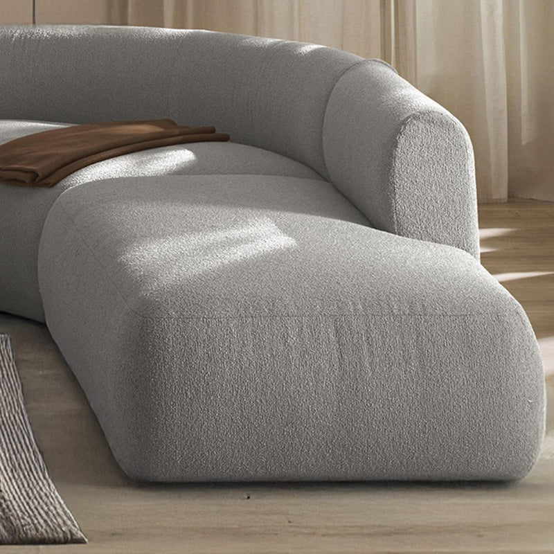 Caracalla L-Shape Sofa in Light Gray