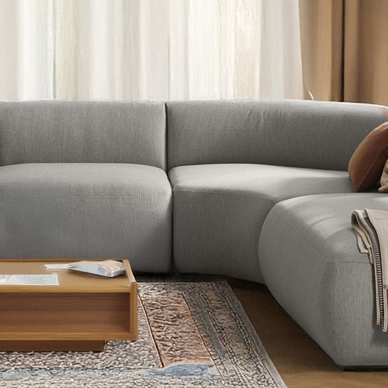 Caracalla L-Shape Sofa in Gray