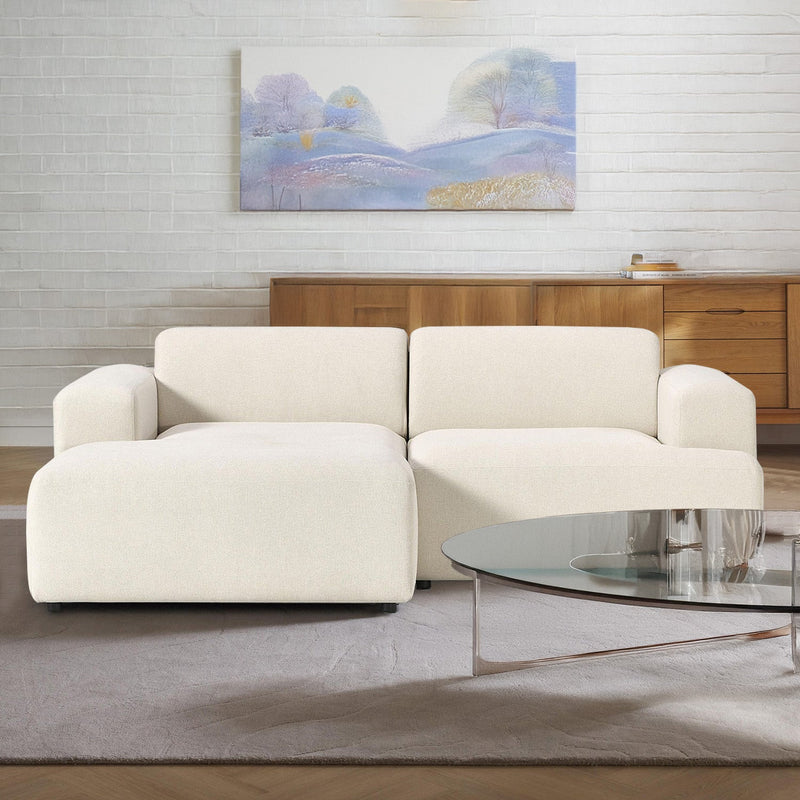 Tivoli L-Shape Sofa in White