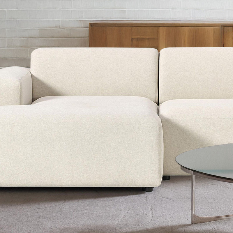 Tivoli L-Shape Sofa in White