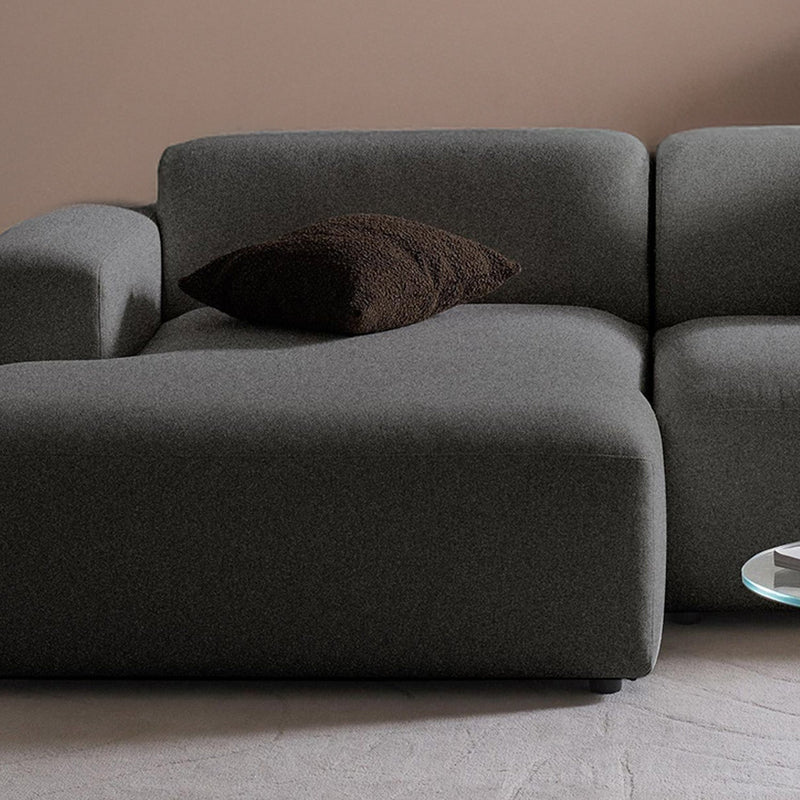 Tivoli L-Shape Sofa in Black